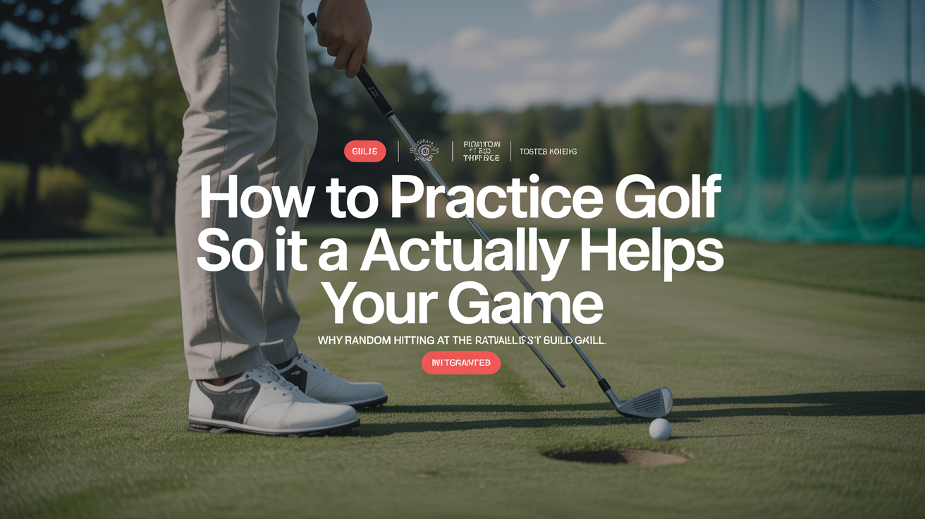 Why random hitting at the range doesn't build skill