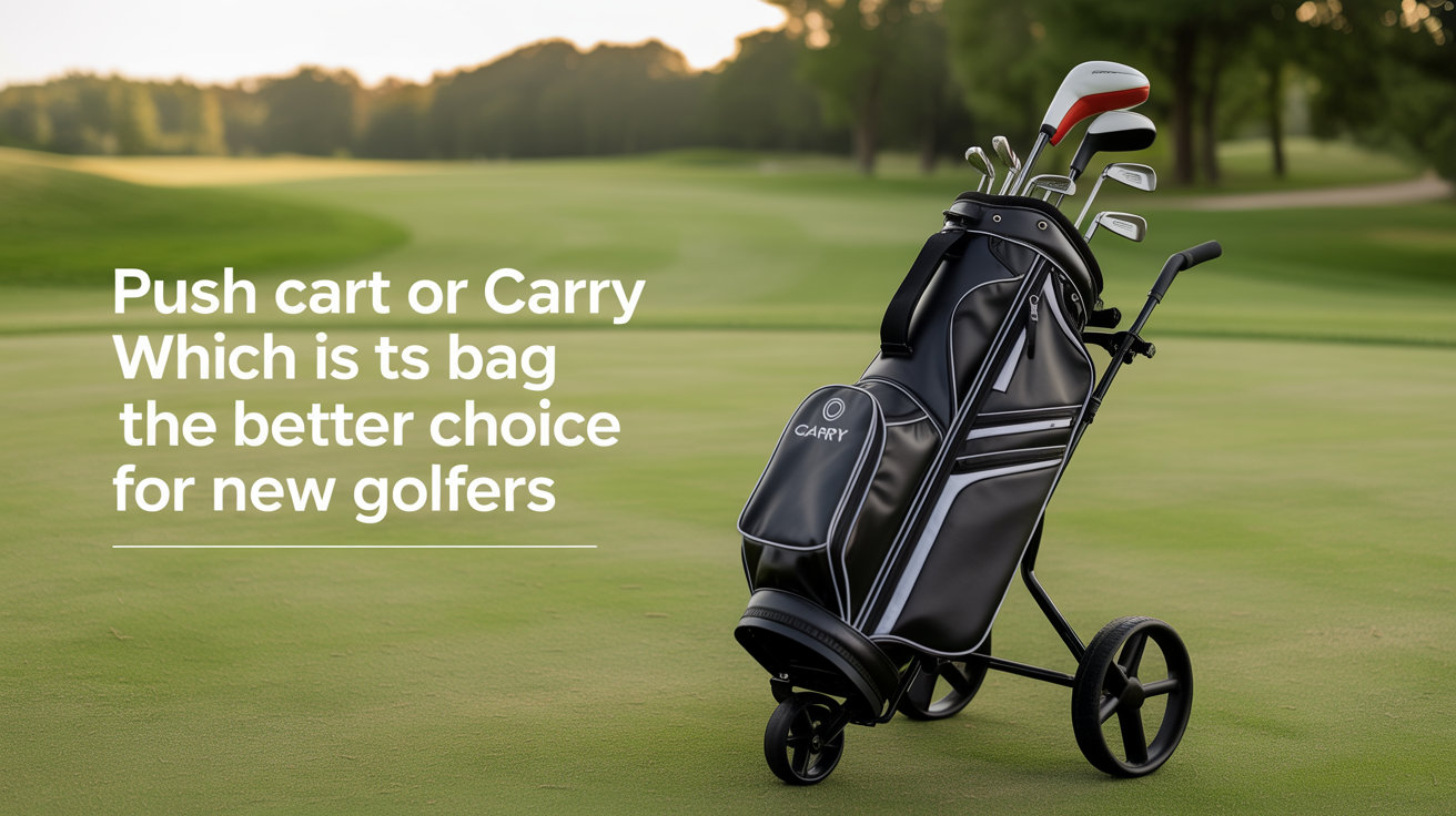 Push Cart or Carry Bag: Which Is Better for New Golfers?
