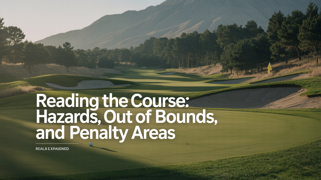 Reading the Course: Hazards, Out of Bounds, and Penalty Areas